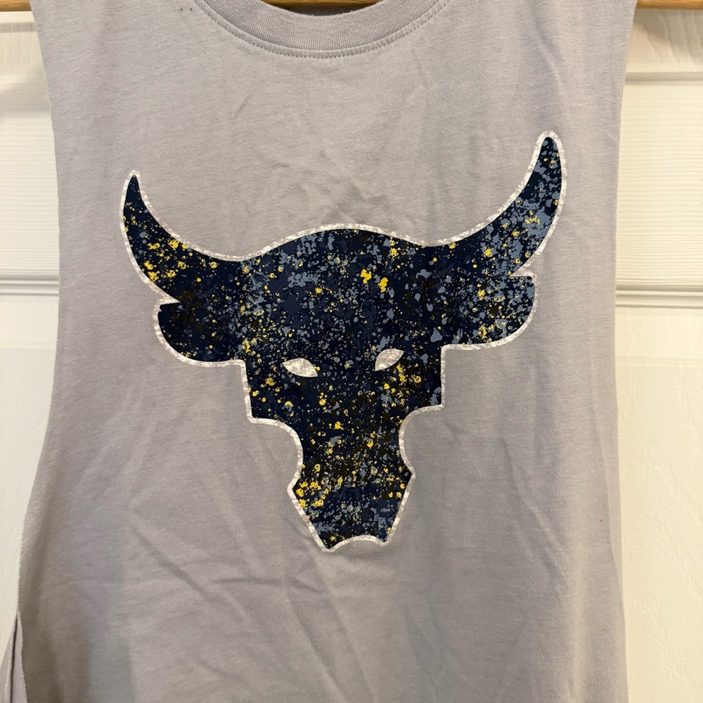 EUC Under Armour Project Rock Brahma Bull Sleeveless Muscle Tank - Picture 3 of 8